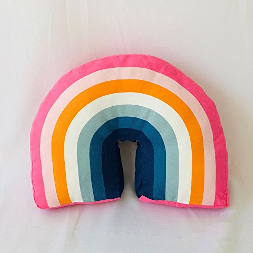 Rainbow Fox Arco Iris Almohada En Forma de U Almohadas Asiento Silla Espalda Amortiguar Niños Viajar para Niños Cuarto de Jugar