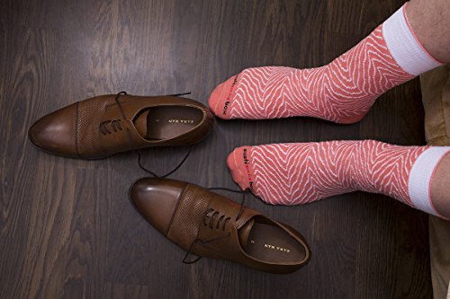 Rainbow Socks - Mujer Hombre Calcetines Sushi Salmón Atún 3x Maki - 5 Pares - Tamaño 41-46