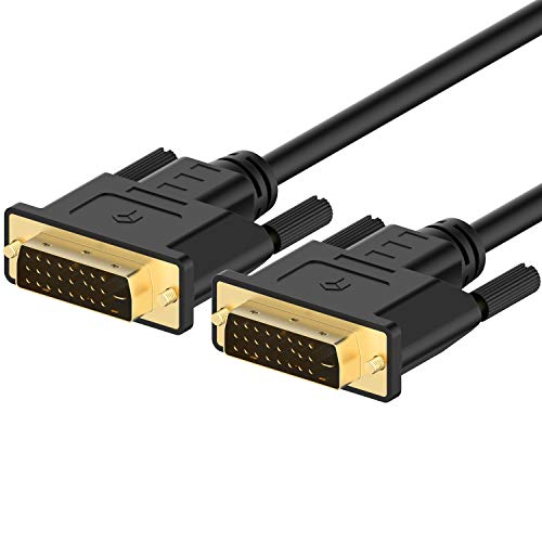 Rankie Cable DVI a DVI para Monitor, 1,8m, Negro