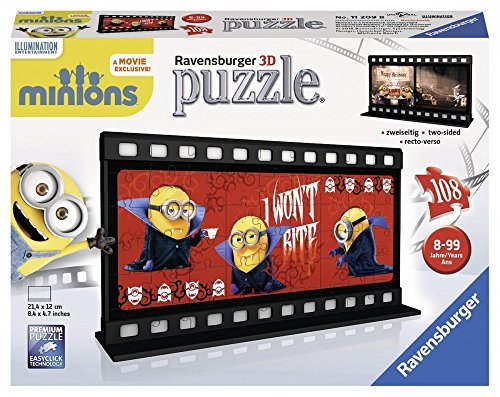 Ravensburger 11209 - Puzzle en 3D, diseño de Minion Gone Batty