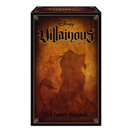 Ravensburger - Disney Villainous Evil Comes Prepared, Versión en Español, Juego de Light Strategy y Familiar, 2-3 Jugadores, Edad Recomendada 10+ - Dimensiones caja 17 x 27 x 7 cm