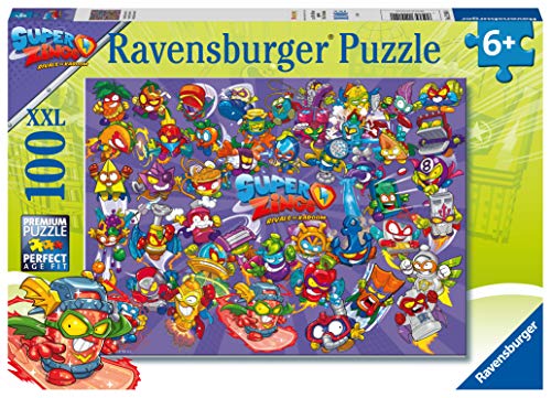 Ravensburger - Puzzle Super Zings, 100 piezas XXL, Edad Recomendada 6+ años - Dimensiones 49x36 cm