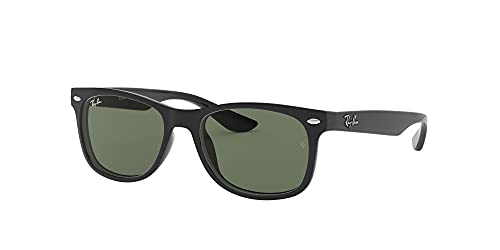 Ray-Ban Rj9052S Gafas de sol, Rectangulares Unisex niños, negro