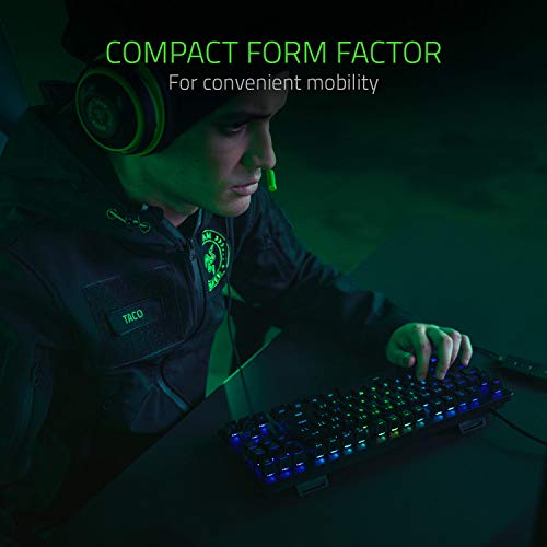 Razer Huntsman Tournament Edition Teclado con Teclas opto-mecánicas Razer, Unidad óptica, Barra estabilizadora de Teclas, Durabilidad inigualable, Razer Synapse 3 - ES Layout