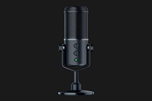 Razer Seirēn Elite - Micrófono Dinámico para Streaming de Nivel Profesional, Negro