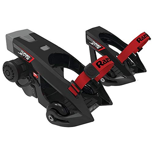 RazorTurbo Jetts - Ruedas de talón con motor eléctrico, color negro/ rojo, unisex