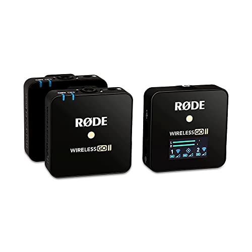 RØDE Wireless Go II Sistema inalámbrico de doble canal con micrófonos incorporados