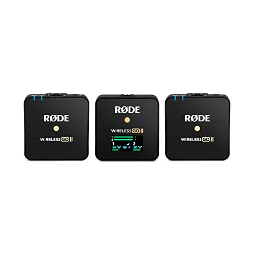 RØDE Wireless Go II Sistema inalámbrico de doble canal con micrófonos incorporados