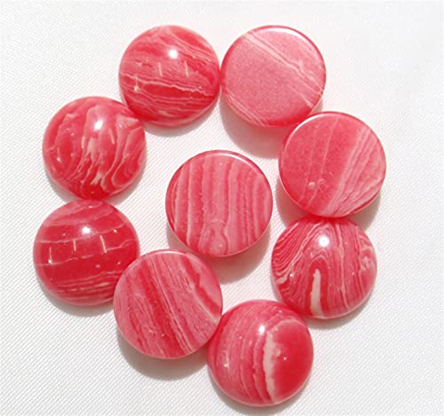 REAPP Piedras Decorativas 50 unids / 12 mm Piedra Natural Ronda sin Agujero cabujonedones malacas Perlas para Mujer Hombres joyería Haciendo Anillo de Bricolaje (Color : NO.3, Item Diameter : 12mm)