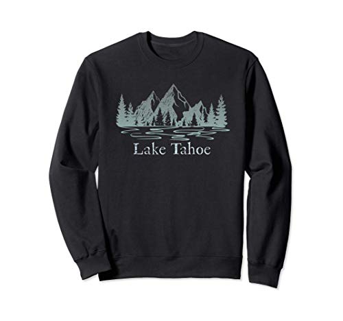 Recuerdo de diseño degradado de Lake Tahoe CA / NV Mountain Sudadera