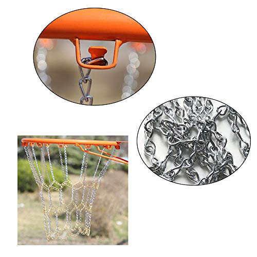 Red Baloncesto, Red Baloncesto Exterio, Red de Baloncesto Duradera, Estándar Galvanizada Durable Red de Canasta de Baloncesto para Cancha de Baloncesto Cubierta, Cancha de Baloncesto Del Campus