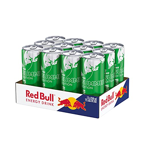 Red Bull Bebida Energética, 12 Latas De 250s, S, Fruta Del Dragon, 3000 Mililitro