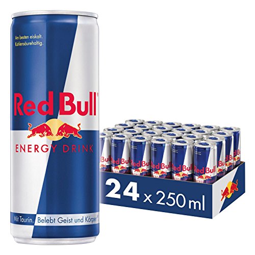Red Bull Bebida Energética - Paquete de 24 x 250 ml - Total: 6000 ml