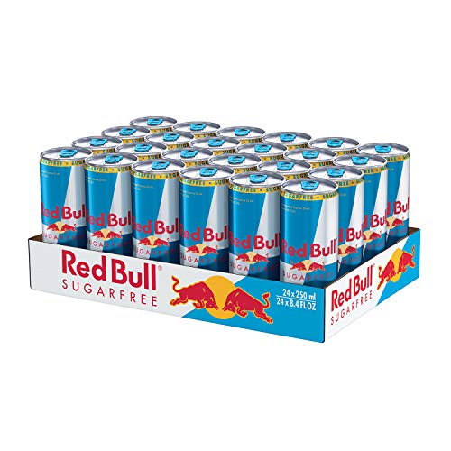 Red Bull Bebida energética, Sin Azúcar Sugarfree - 24 latas de 250 ml. (Total 6000 ml.)