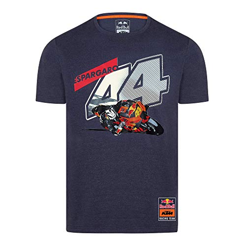 Red Bull KTM Pol Espargaro 44 T-Camisa, Azul Hombres XX-Large Camisa Manga Larga, KTM Racing Team Original Ropa & Accesorios