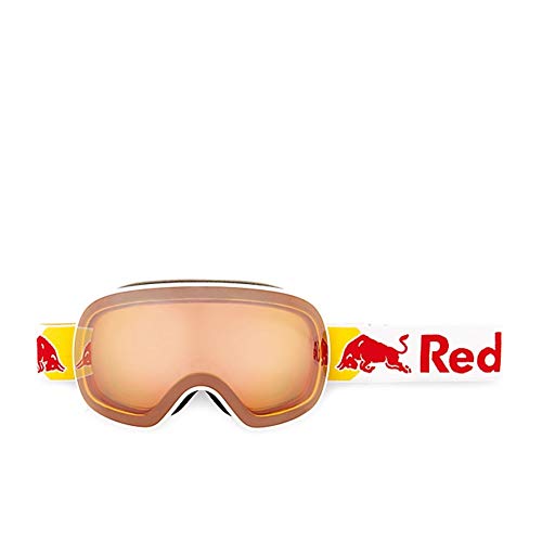 Red Bull - Máscara de snowboard Spect Magnetron 015 blanca