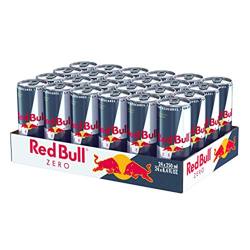 Red Bull Zero, Bebida energética - 24 de 250 ml. (Total 6000 ml.)