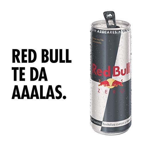 Red Bull Zero, Bebida energética - 24 de 250 ml. (Total 6000 ml.)