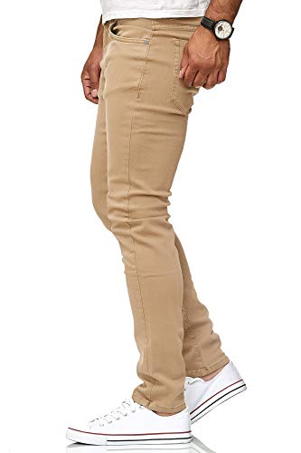 Redbridge Vaqueros Hombres Pantalones Denim Colored Slim Fit Beige W29 L32
