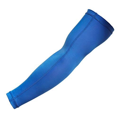 Reebok Mangas de brazo de compresión, Adultos Unisex, Azul, M-25-30 cm