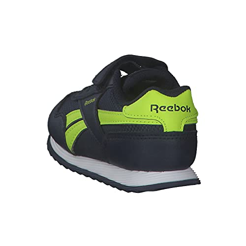 Reebok Royal CLJOG 3 1V, Zapatillas de Running, Vector Navy/Vector Navy/Acid Yellow, 25.5 EU