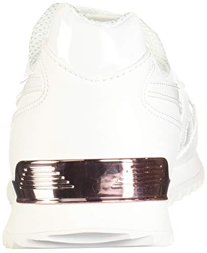 Reebok Royal Glide Ripple Clip, Zapatillas de Trail Running Mujer, White/Rose Gold/Pearlized, 37 EU