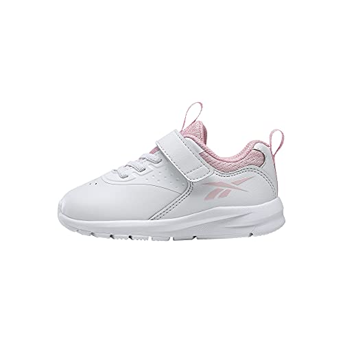 Reebok Rush Runner 4.0 Syn TD, Zapatillas de Running, FTWR White/FTWR White/Pink Glow, 25 EU