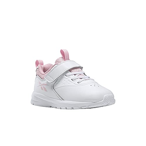 Reebok Rush Runner 4.0 Syn TD, Zapatillas de Running, FTWR White/FTWR White/Pink Glow, 25 EU