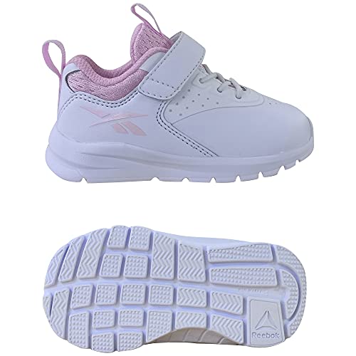 Reebok Rush Runner 4.0 Syn TD, Zapatillas de Running, FTWR White/FTWR White/Pink Glow, 25 EU