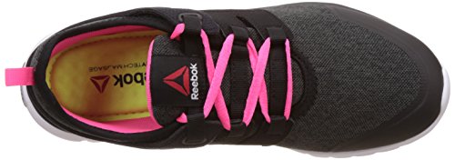 Reebok Sublite Authentic 2.0 MTM, Zapatillas de Running Mujer, Negro Black Gravel Solar Pink White Aloy, 37 EU