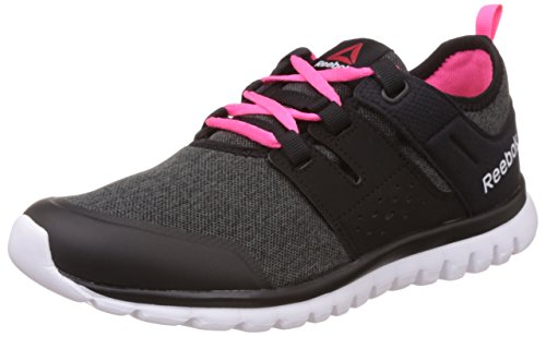 Reebok Sublite Authentic 2.0 MTM, Zapatillas de Running Mujer, Negro Black Gravel Solar Pink White Aloy, 37 EU