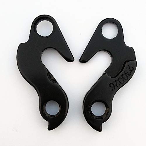 Reemplazable 1pc bicicletas cambio trasero de la percha for TREK # 230026 Cannondale Trek Gary Fisher Klein Schwinn Mongoose Silverback Cubo # CR10104 Gancho de cola de bicicleta ( Color : Black )