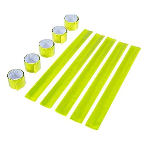 Reflectante Running Chaleco Reflectante Running Altas Vis Corriendo Luces de Carrera para Corredores Bicicleta reflectores La luz Green,40