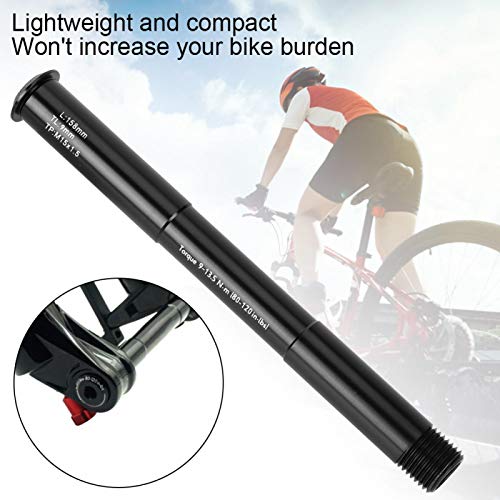 Regalo de Verano Eje de Tubo de Bicicleta de montaña, Eje pasante de bujes Delanteros de Bicicleta, Piezas de Bicicleta para Reparar Bicicletas Bicicleta de montaña Bicicleta(15X110MM (158L))