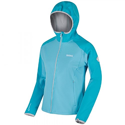 Regatta Arec II Chaqueta Soft Shell, Mujer, Turquesa (Horizon/Aqua/Light Steel), 36