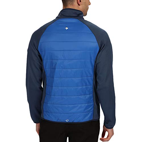 Regatta Bestla-Chaqueta Acolchada Híbrida, Tejido Ligero Y Elástico Repelente Al Agua Y con Aislamiento Baffled/Quilted Jackets, Hombre, Dark Denim/Nautical Blue, XXL