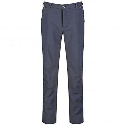 Regatta Fenton Pantalón Tejido Softshell Impermeable Trousers, Hombre, Seal Grey, 40"