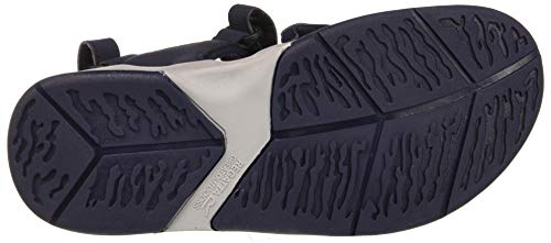 Regatta Santa Clara' Padded Backstrap Shock Absorbing Eva Footbed Rubber Outsole Sandals, Sandalias Deportivas Mujer, Cielos Azul Marino/Azul, 38 EU