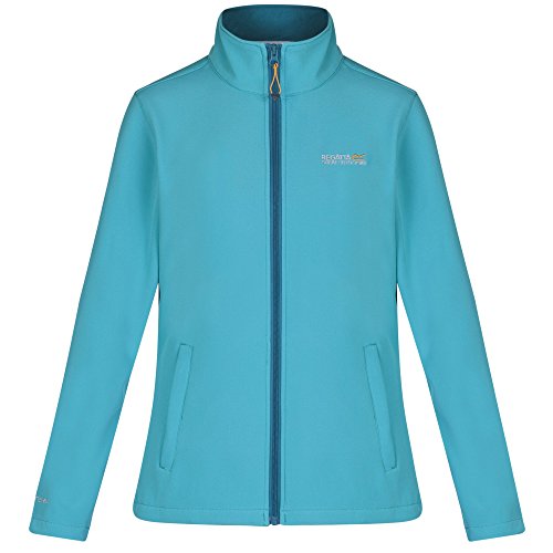 Regatta Softshell Connie III con Respaldo cálido Repelente al Agua y Resistente al Viento Soft Shell, Mujer, Aqua(Horizon), 20