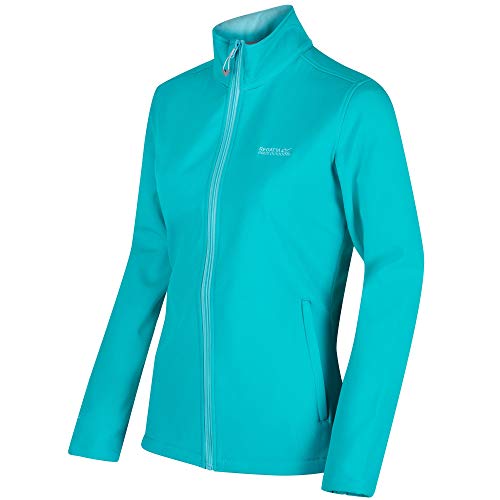 Regatta Softshell Connie III con Respaldo cálido Repelente al Agua y Resistente al Viento Soft Shell, Mujer, Aqua(Horizon), 20