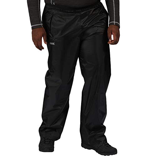 Regatta Stormbreak - Pantalón para hombre (impermeable), negro, tamaño 62-64 EU