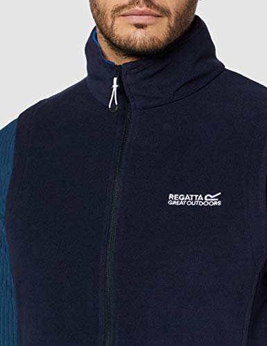 Regatta Tobias II Chaleco con Cremallera y 2 Bolsillos Bodywarmers, Hombre, Navy(Oxford Blue), M