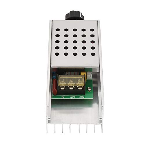 Regulador electrónico de voltaje AC 220V SCR Controlador de velocidad del motor 6000W Controlador de temperatura de velocidad del motor de alta potencia Regulador de voltaje Tablero de atenuación