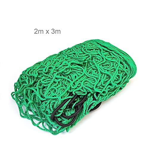 Relaxdays Red para Maletero de Coche, Polipropileno y Goma, Verde, 2 x 3 m