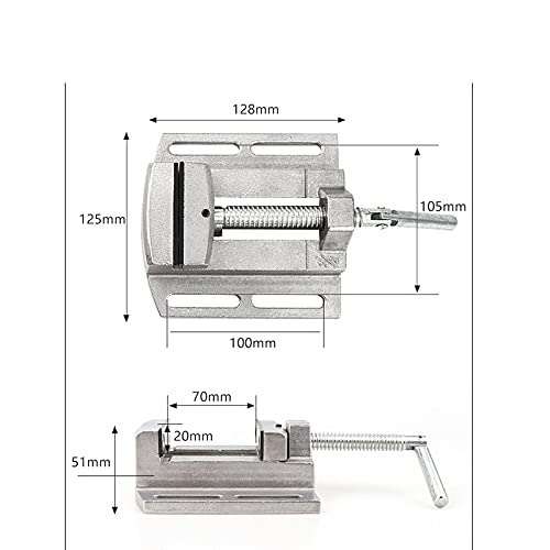 Release Alicates Planos De Aleación De Aluminio, Pinzas Planas De Doble Pista, Sujeción De Precisión, Mini Banco De Tornillo Plano, Taladro, Máquina, Herramienta De Soporte De Prensa