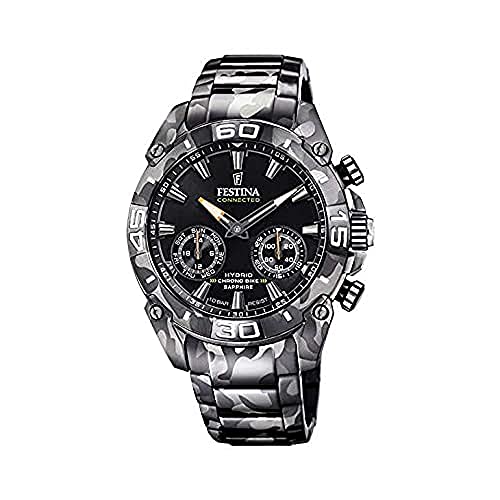 RELOJ FESTINA CONNECTED F20545/1 NEGRO CORREA DE ACERO, HOMBRE