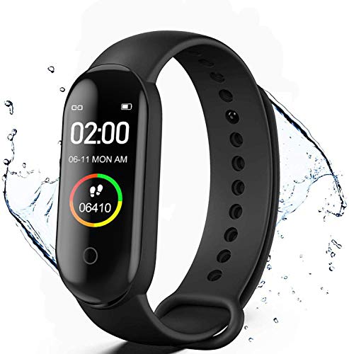 Reloj Inteligente,Pulsera de Actividad física,Smartwatch con Oxígeno Sanguíneo Presión Arterial Frecuencia Cardíaca,podómetro,Calorías,Monitor de Sueño, Monitores de Actividad,Pulsera de Fitness