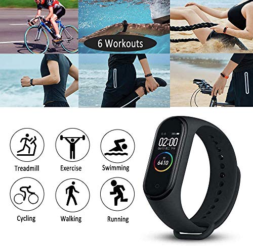 Reloj Inteligente,Pulsera de Actividad física,Smartwatch con Oxígeno Sanguíneo Presión Arterial Frecuencia Cardíaca,podómetro,Calorías,Monitor de Sueño, Monitores de Actividad,Pulsera de Fitness