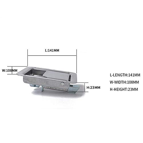 Remolque de acero Inoxidable RV Travel Lock Antirrobo Cerradura de caja de Herramientas de Puerta de Paleta