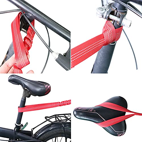 Remolques Para Bicicletas, Barra Remolque Bicicleta Niños, Cuerda De Remolque Para Bicicleta Para Niños, Bike Tow Rope, Cuerda De Remolque Para Bicicleta De Montaña Con Amigos ( Color : Natural )